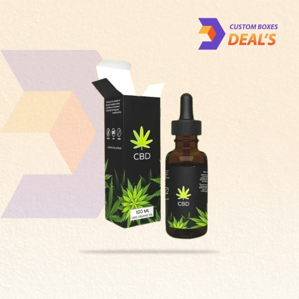 CBD Tuck Boxes with premium packaging design for CBD products and retail packaging