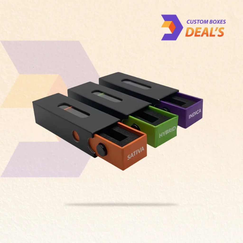 Custom child resistant cartridge boxes designed for secure packaging and protection of cartridge products