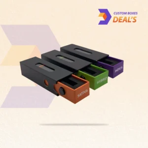 Custom child resistant cartridge boxes designed for secure packaging and protection of cartridge products
