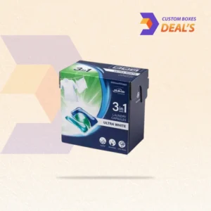 Custom child resistant detergent pod boxes designed for secure packaging and safe product storage