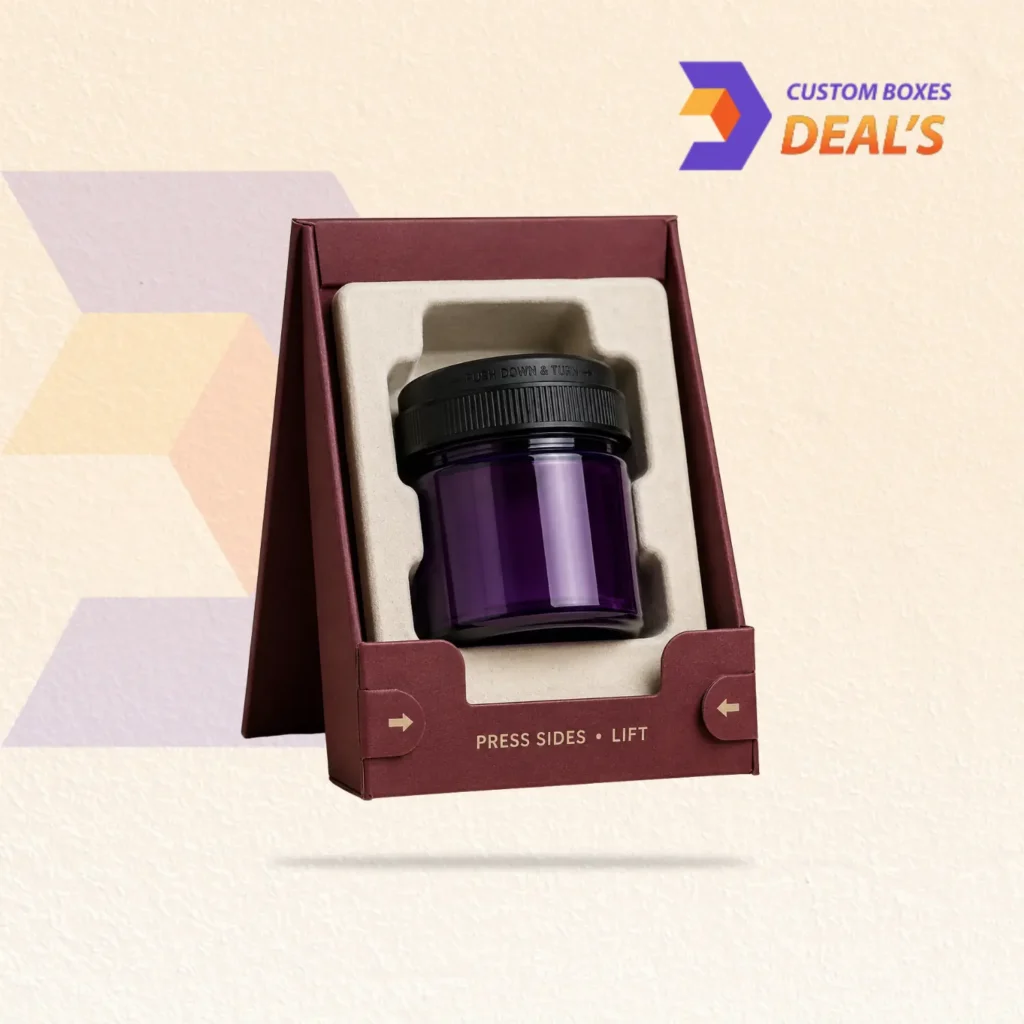 Custom child resistant display boxes designed for secure product packaging and attractive retail presentation