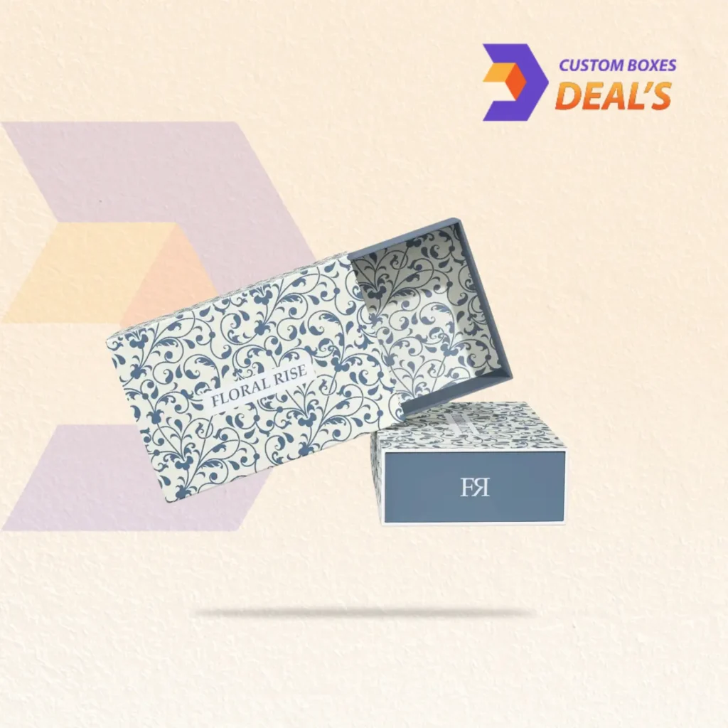 Custom child resistant two piece boxes with secure structure for premium product protection and presentation