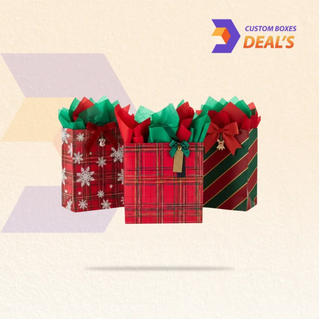Custom Christmas Gift Bags for Holiday Presents