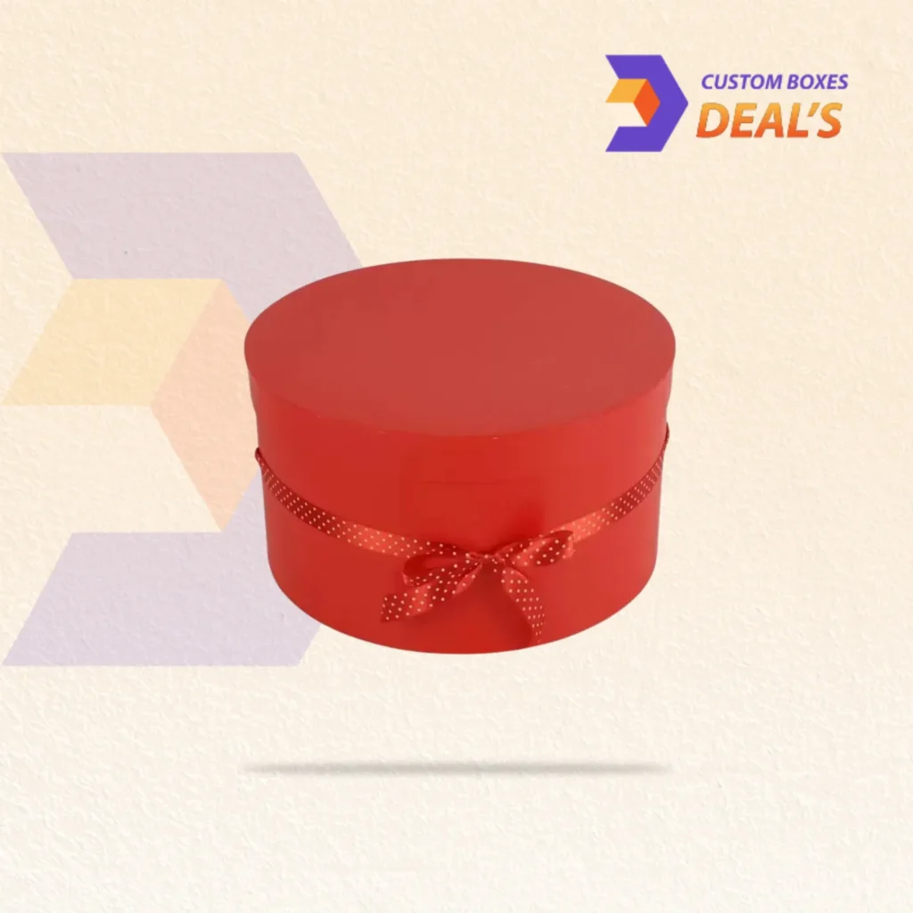 Circular gift boxes with elegant round designs for luxury gifts, products, and special occasions.