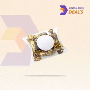 Clear pillow boxes designed for gifts, favors, accessories, and attractive product presentation