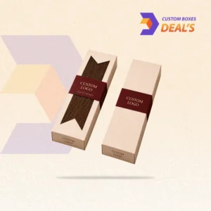 Custom hair extension boxes with clear window for elegant branding and product visibility
