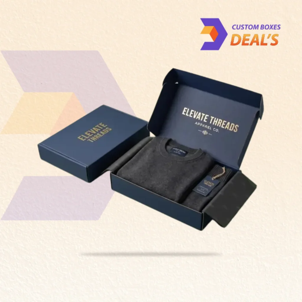 Custom garment boxes for stylish and secure clothing packaging