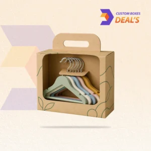Custom clothing hanger boxes designed to store and protect hangers with stylish and durable packaging.