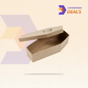 Coffin gift boxes with unique shapes and creative designs for themed gifts and special occasions.