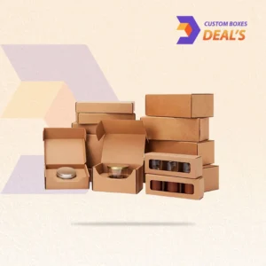 Custom candle mailer box with a protective insert for secure e-commerce fulfillment
