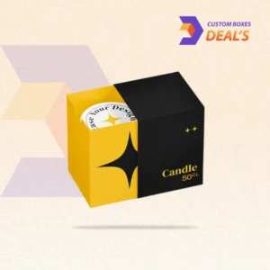Branded 50cl candle cartons for wholesale collections, gift sets and retail display