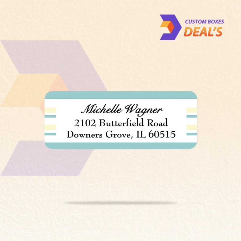 Custom address labels with personalized designs