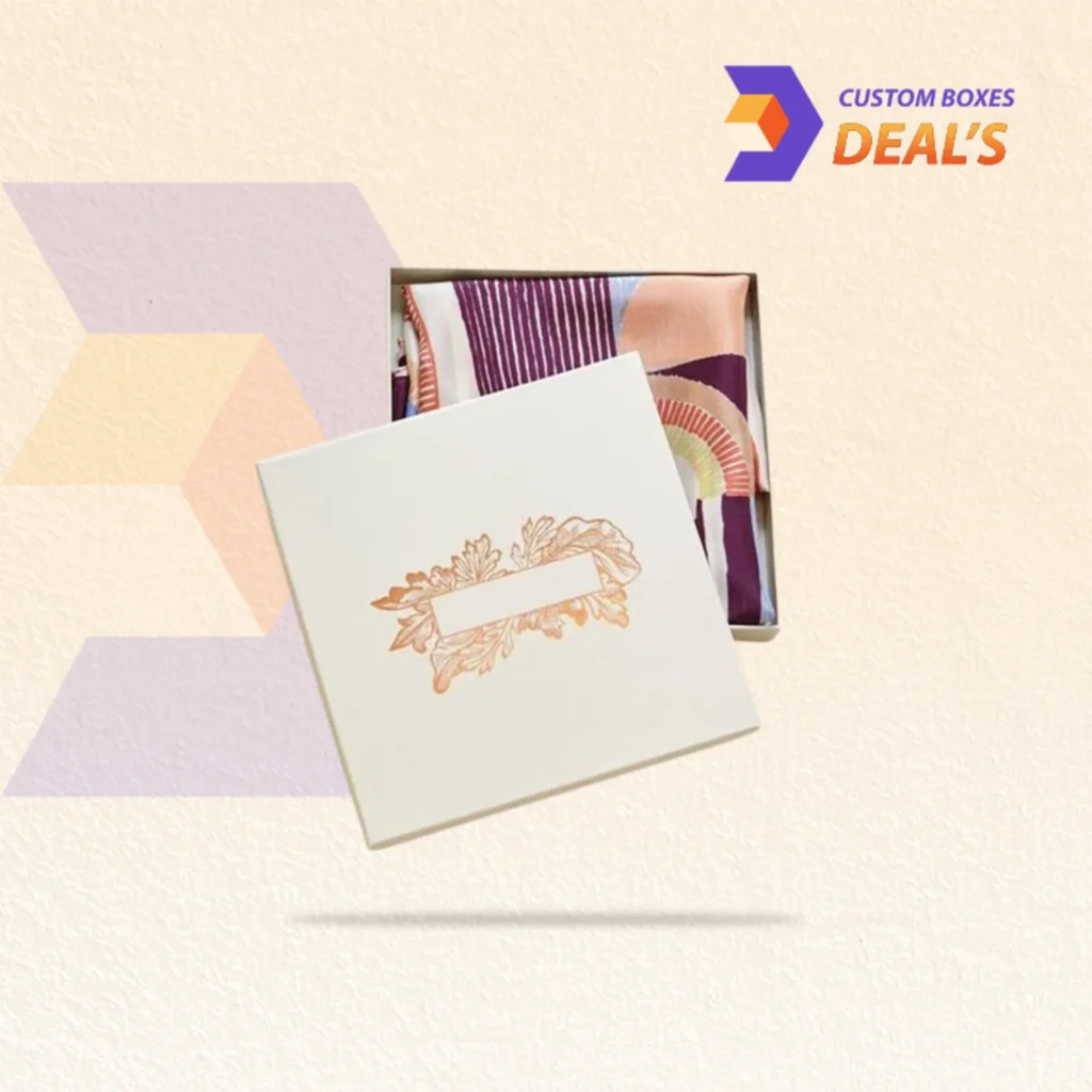 Custom bandana boxes for professional accessory packaging and appealing retail display