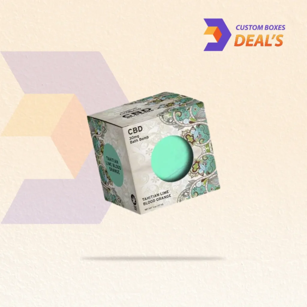 Custom bath bomb boxes with premium packaging designs for bath products