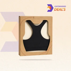 Racerback bralette boxes for stylish and secure lingerie packaging