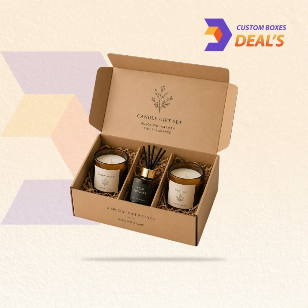 Protective candle shipping boxes designed for order handling and customer delivery