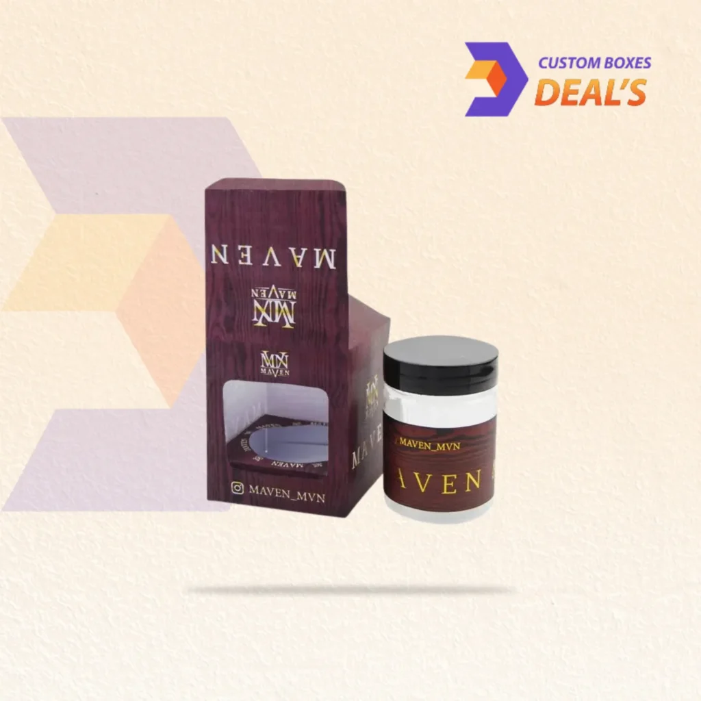 Custom CBD Flower Boxes with premium packaging design for CBD flower products