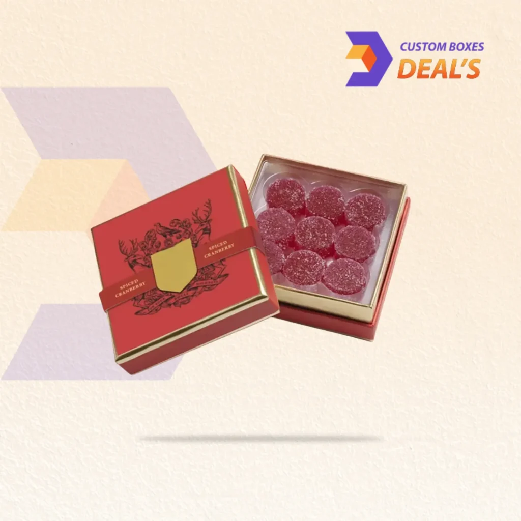 Custom CBD Gummies Boxes with premium packaging design for CBD gummy products
