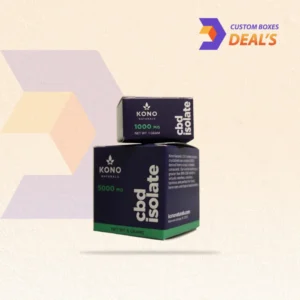 Custom CBD Isolate Boxes with premium packaging design for CBD isolate products