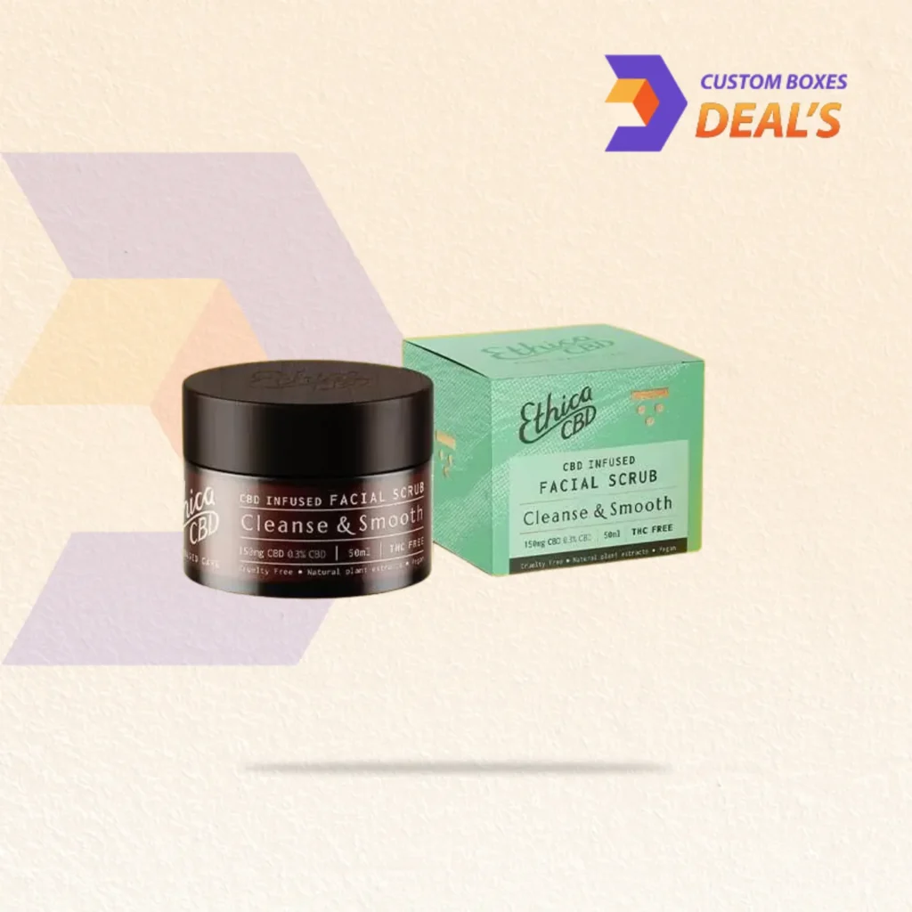 Custom CBD Skincare Boxes with premium packaging design for CBD skincare products