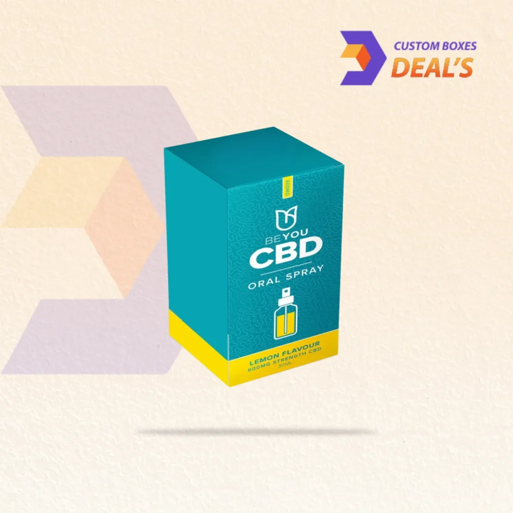 Custom CBD Spray Boxes with premium packaging design for CBD spray products