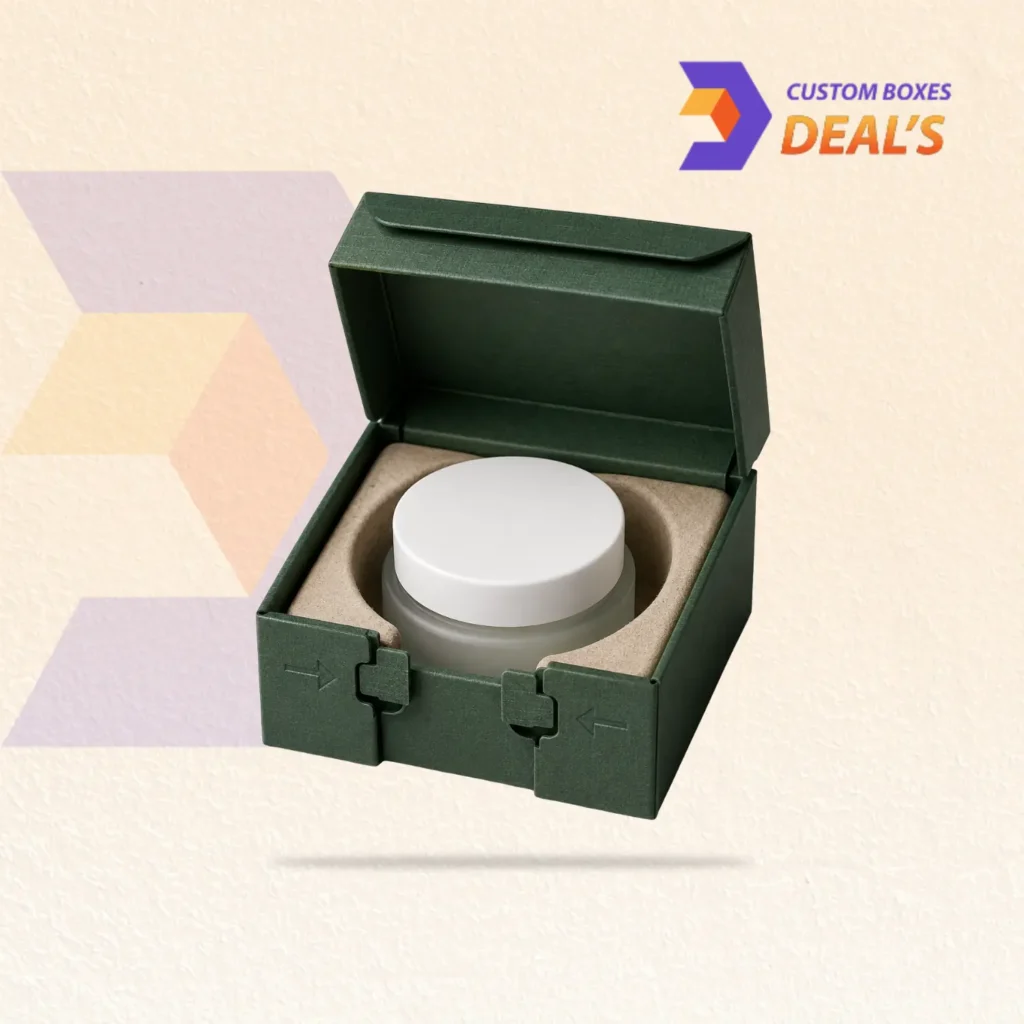 Premium child resistant safety lock packaging boxes with strong closures for safe product storage