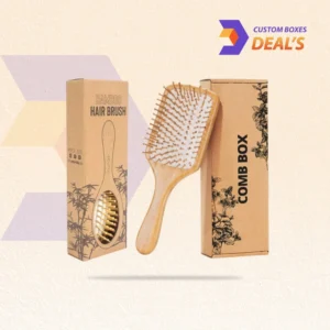 Durable comb packaging boxes for product protection and attractive presentation