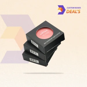 Durable compact blush packaging boxes for professional cosmetic products