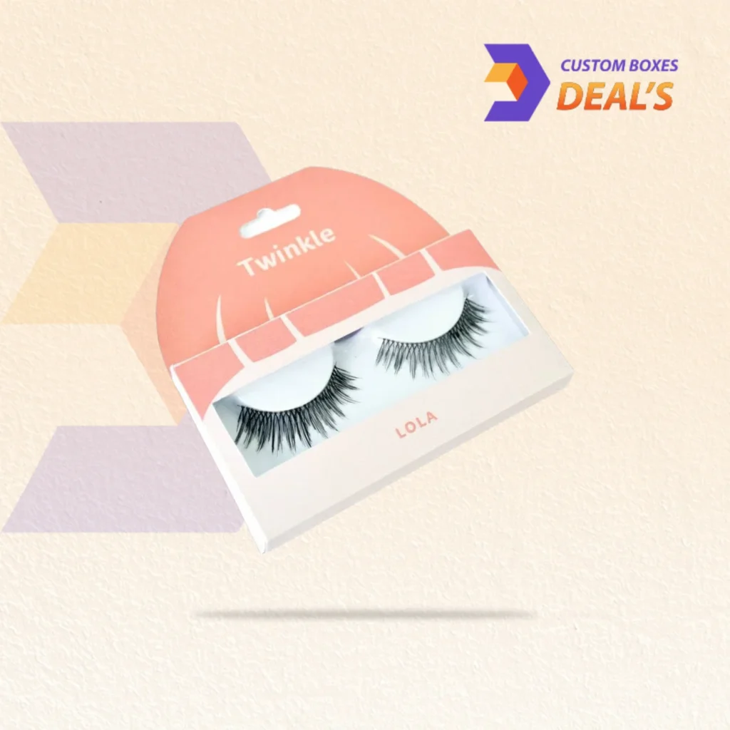 Printed eye lash boxes with professional branding for beauty and cosmetic products