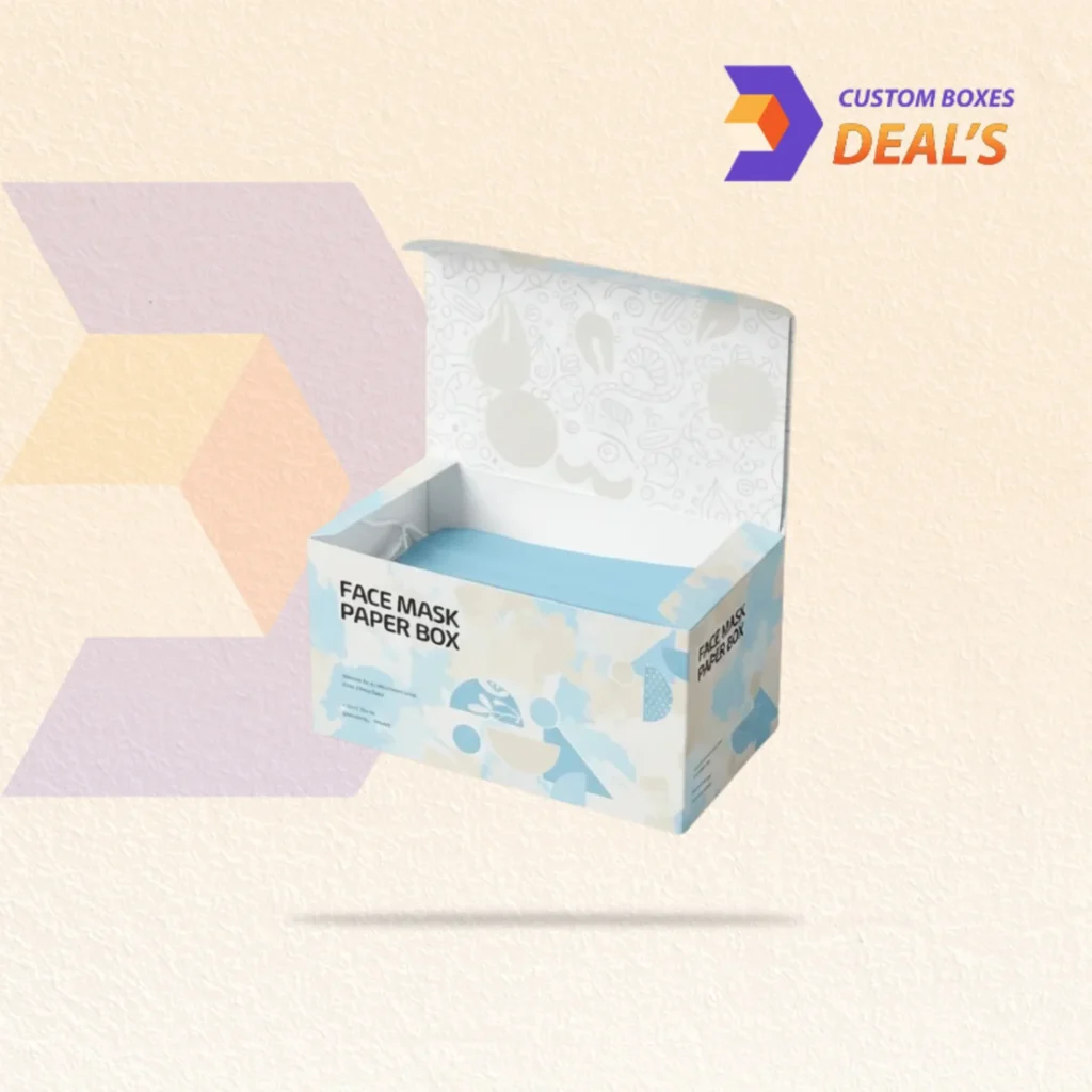 Durable custom face pack packaging boxes for secure storage and attractive retail presentation