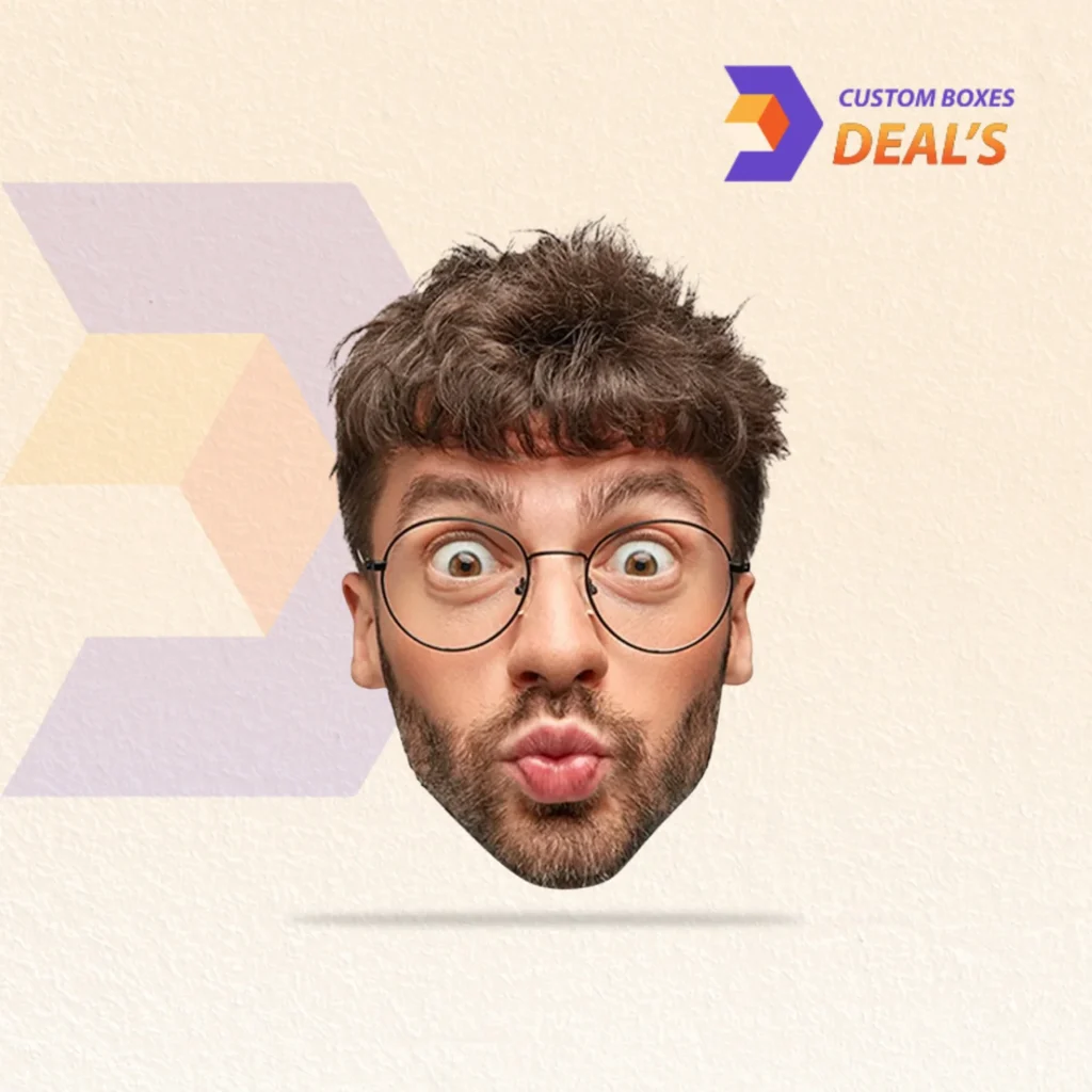 Custom face stickers for events parties branding and personal use