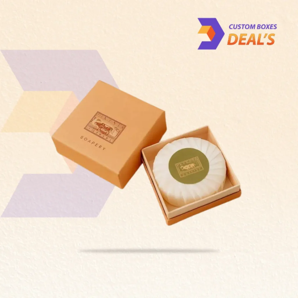 Custom fancy soap boxes with elegant designs for luxury soap packaging
