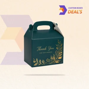Custom Printed Favor Boxes with Handle Packaging
