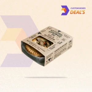 Personalized cardboard food sleeves designed for professional retail product presentation