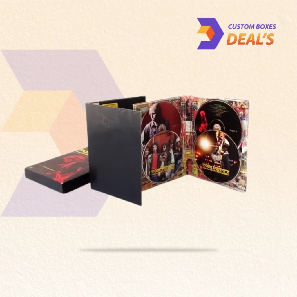 Premium CD and DVD packaging box designed for video games, software discs, and media collections