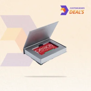 Custom gift card boxes with elegant designs for presenting gift cards and vouchers in style.