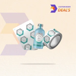 Custom hexagon labels for unique product packaging and branding
