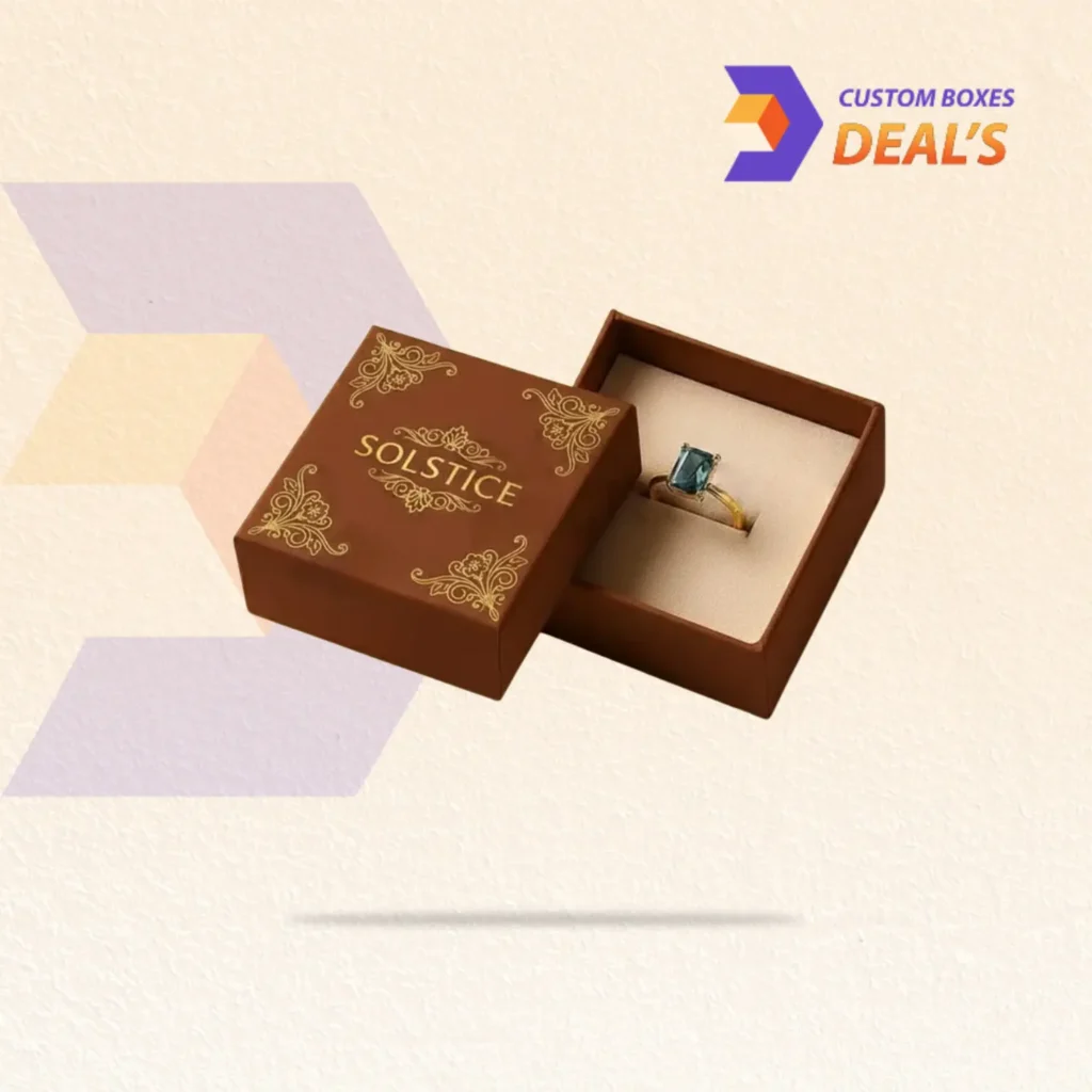 Custom jewelry boxes with inserts for secure and elegant product presentation