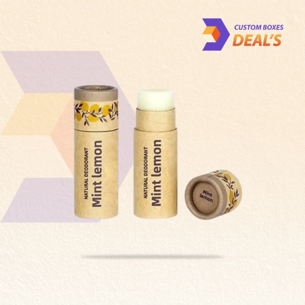 Printed custom lip balm tubes designed for beauty and personal care brands