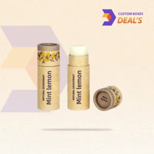 Printed custom lip balm tubes designed for beauty and personal care brands