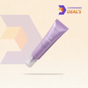 Personalized lip gloss squeeze tubes made for beauty brands, makeup lines, and retail products