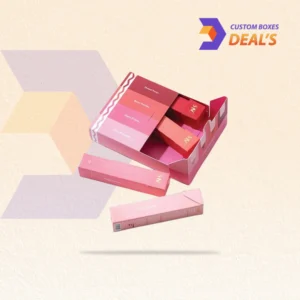 Custom lipstick boxes designed for makeup, beauty, and cosmetic packaging products