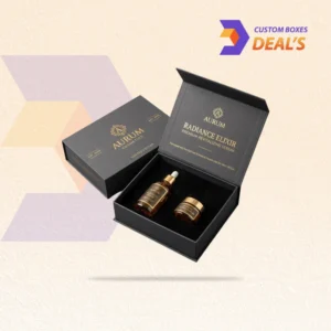 Branded luxury boxes with custom inserts for retail and gift packaging