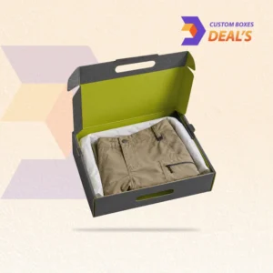Mens shorts packaging boxes for stylish and secure apparel presentation