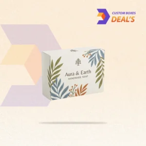 Custom paper soap boxes with stylish designs and durable packaging to protect and display soap products.