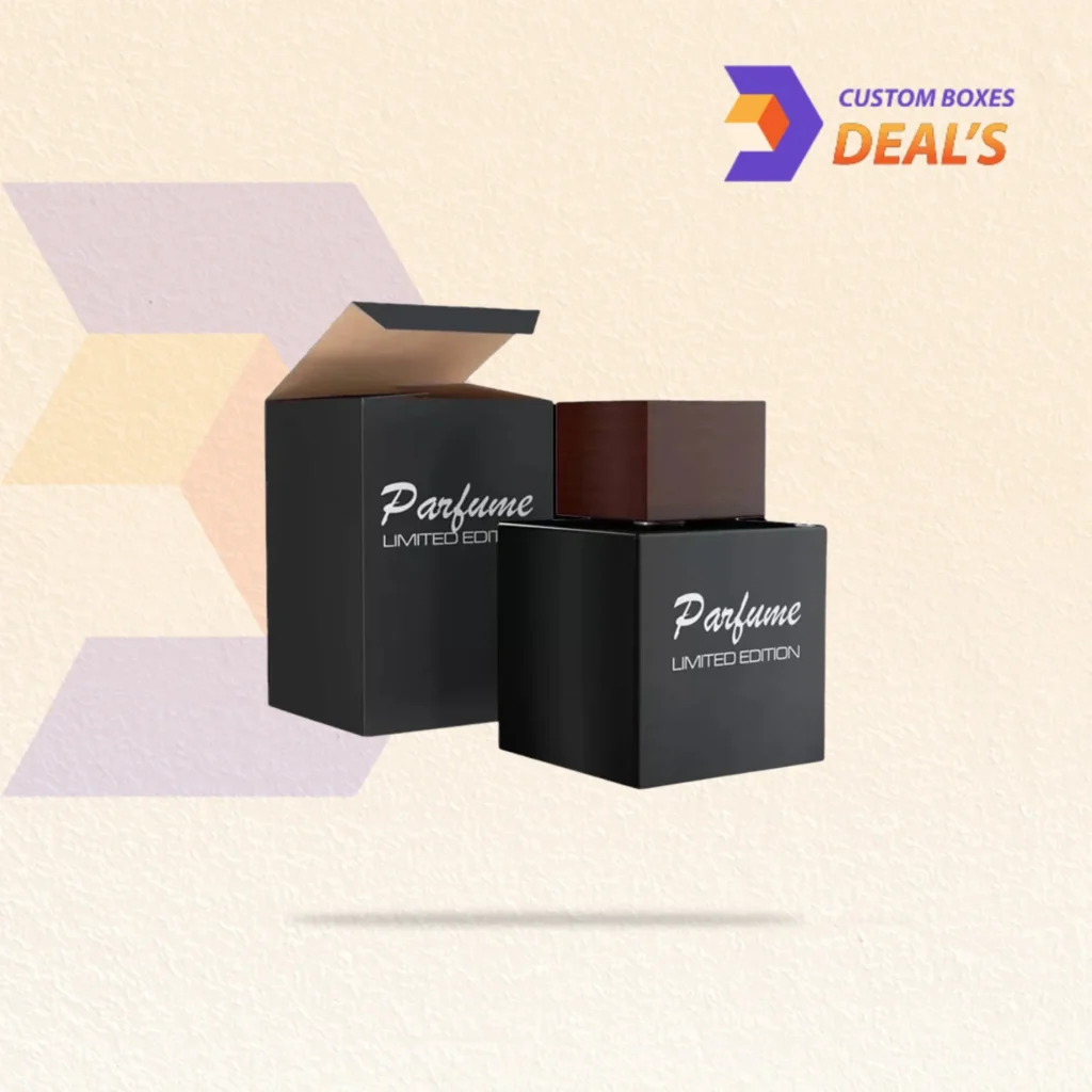 Custom bakhoor packaging with branded printing for incense products and premium retail presentation.