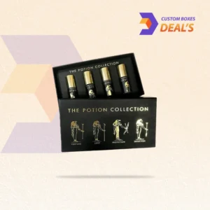 Perfume roller boxes with custom printing for rollerball fragrance bottles and premium retail presentation.