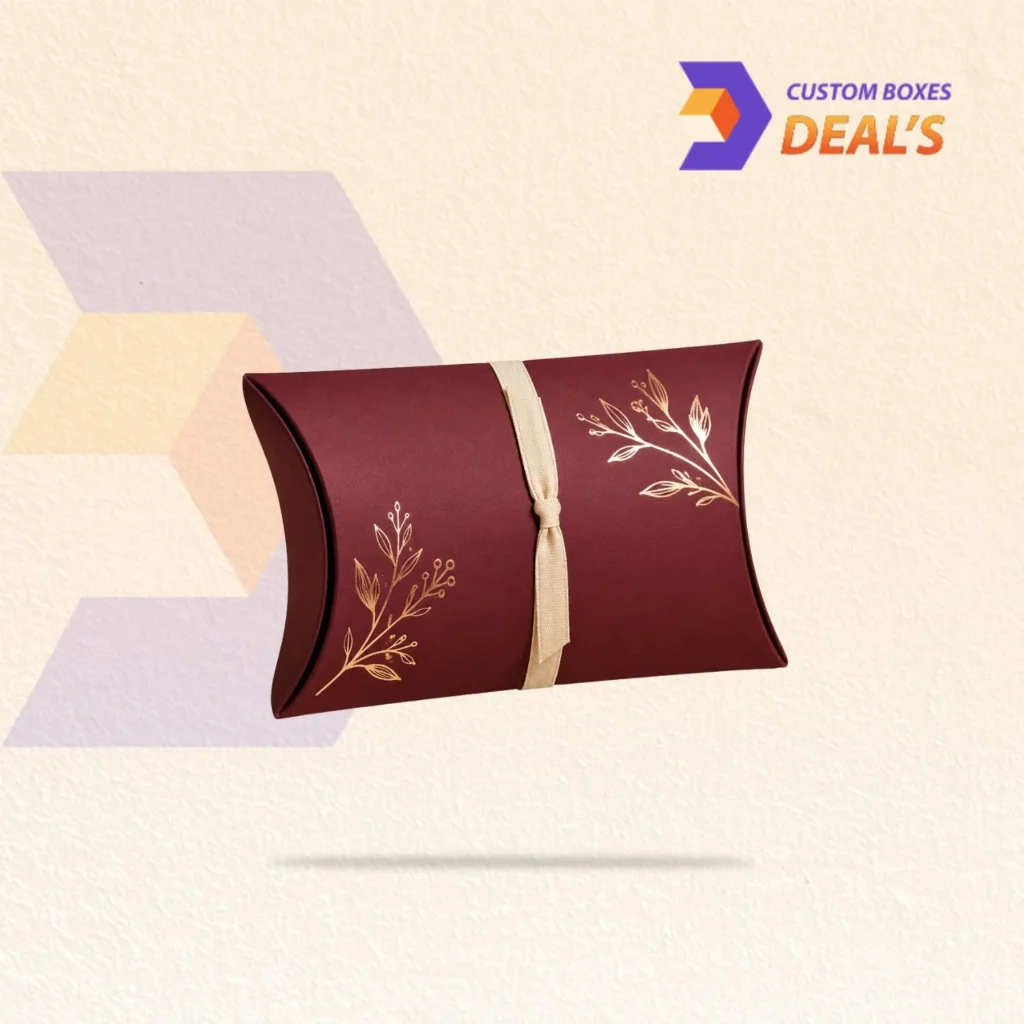 Branded pillow pouch packaging for attractive product display and professional presentation