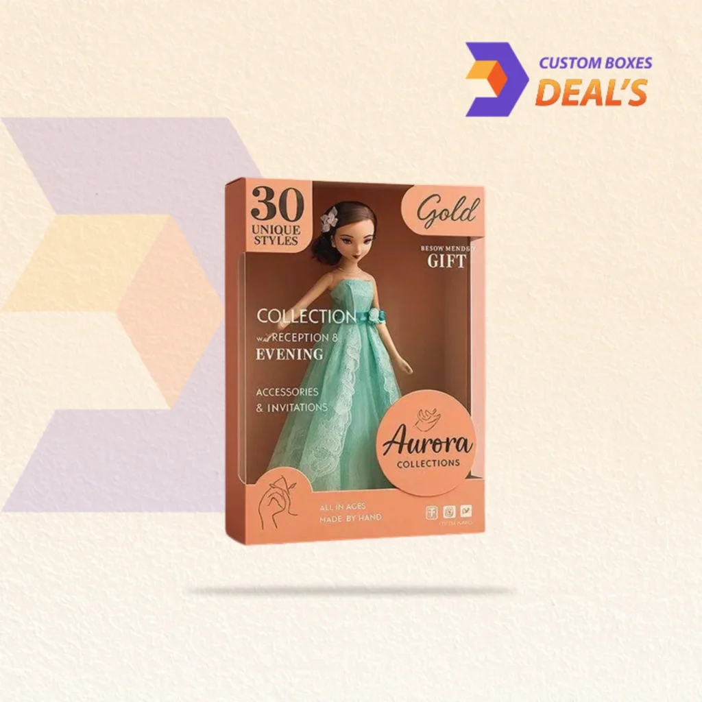 Custom printed Barbie doll boxes for secure storage, product protection, and retail display