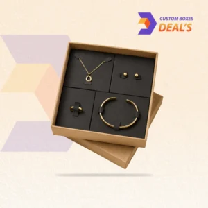 Elegant jewelry set boxes designed to store and present complete jewelry collections with a stylish look.